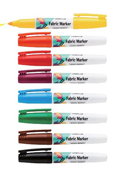 Ürün Evim Lineplus Marker Kumaş Kalemi Fabric 12Li Krş Renk Poşet 348536