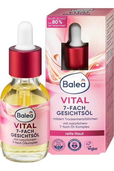 BALEA Vital Gesichtsöl 7 Layers Effective Anti-aging - 30 Ml