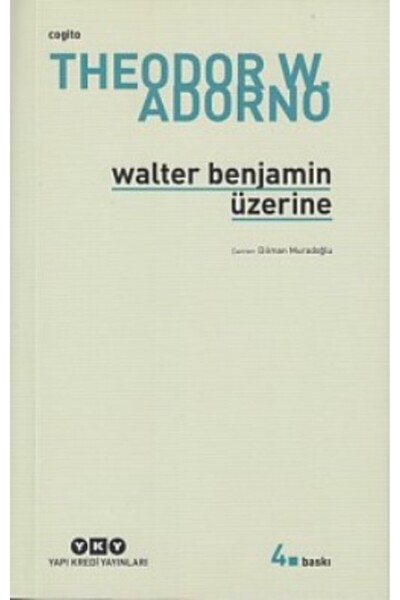 Yapı Kredi Yayınları Walter Benjamin Üzerine