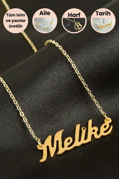 Bijuteri Net Melike isimli kolye (Kişiye Özel)