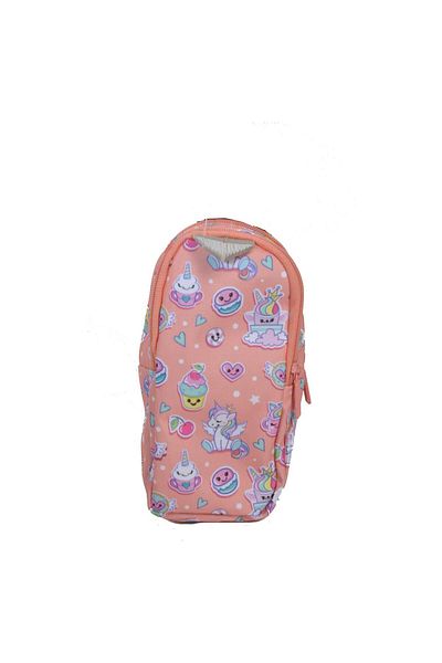 KAUKKO Nature Junior Bag Τσάντα στυλό Unicorn Salmon Θήκη για στυλό