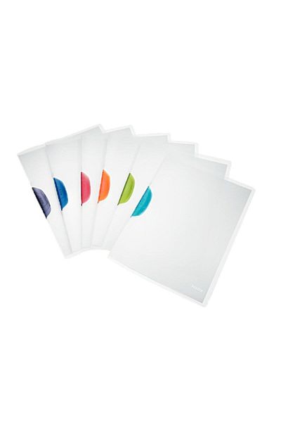 Leitz 30 Sheets Red Colorclip - Back Clip, Compressed File (Pack of 6)
