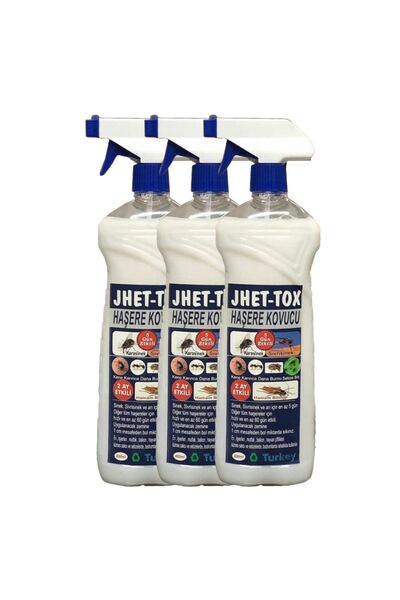 Genel Markalar Jhet-tox 800 Ml Haşere Kovucu 3 Adet