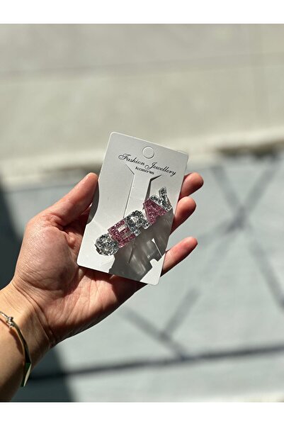 schkırt Name Written Glitter Model Epoxy Clamp Buckle Gift Buckle