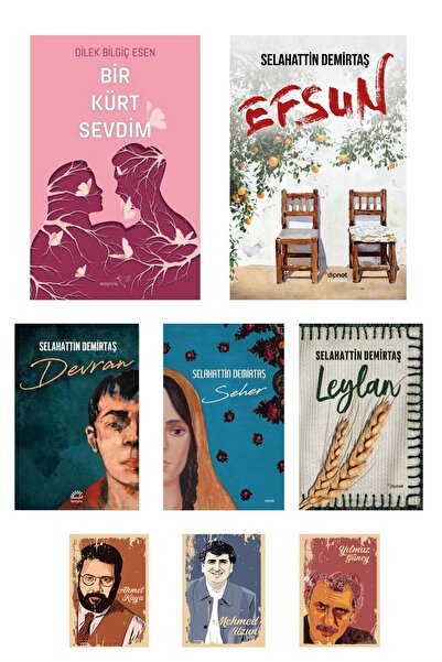 Müptela Yayınları Efsun Selahattin Demirtaş Bir Kürt Sevdim Leylan Devran Rom...