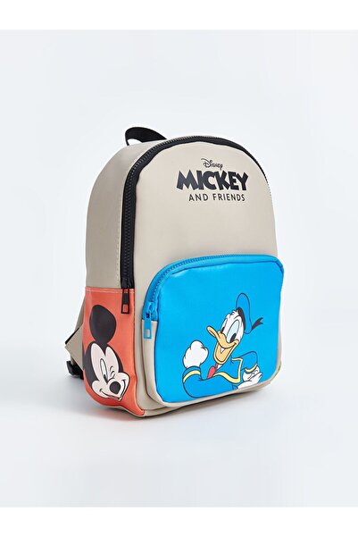 LC Waikiki LCW ACCESSORIES Mickey Mouse Baskılı Erkek Çocuk Okul Çantası