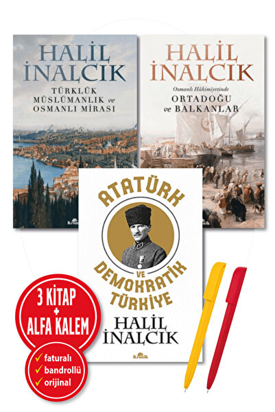 Kronik Kitap HALİL İNALCIK 3 KİTAP Türk,Müslüman Osmanlı Mirası+Ortadoğu Balk...