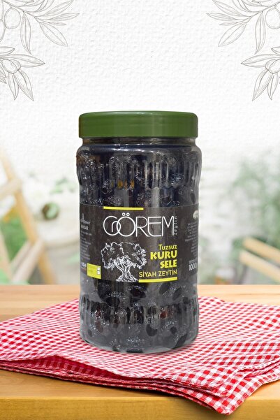 Görem Zeytin 2024 Tuzsuz Eğriburun Kuru Sele 1 Kg