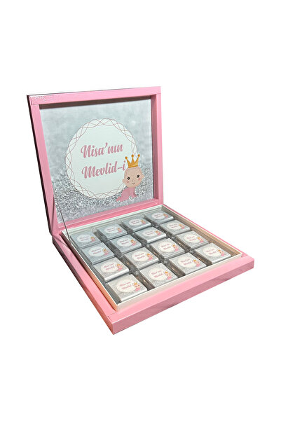 Blackeye Chocolate Kişiye Özel Isimli Kız Bebek Karton Kutulu Bebek Çikolatas...