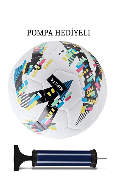 moonlight outdoor Kipsta Öğretici Futbol Topu - 5 Numara - Beyaz / Siyah