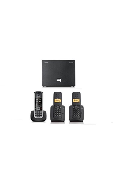 GIGASET C530ip 3 Dahili Dect Telsiz Kablosuz Telefon Santrali
