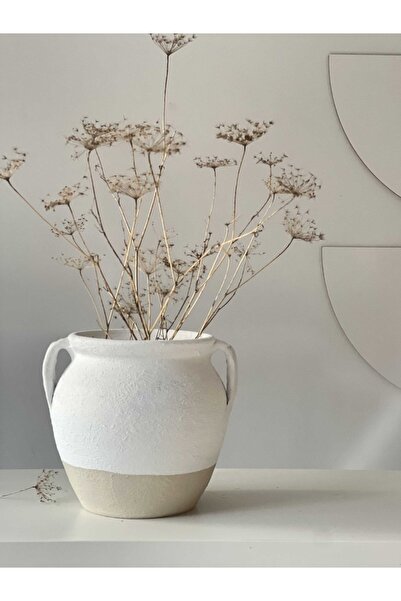 Allegorie.Co Lonree Eskitme Kulplu Vazo Latte