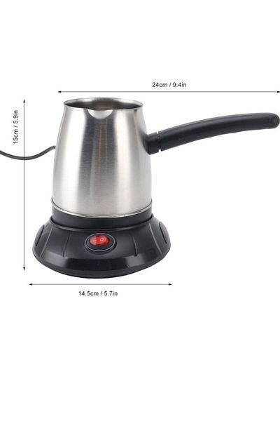 BEYOĞLU SHOP 6-cup Capacity Turkish Coffee Machine - Kettle