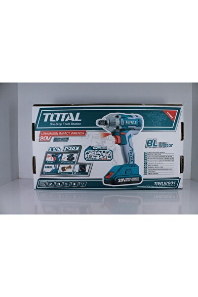 TOTAL 1/2 Akülü Somun Sıkma Lı-ıon Akülü 20v 2ah Tıwlı2001