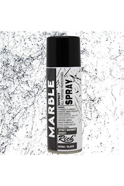 Rich Sprey Mermer Efekti 200ml Siyah