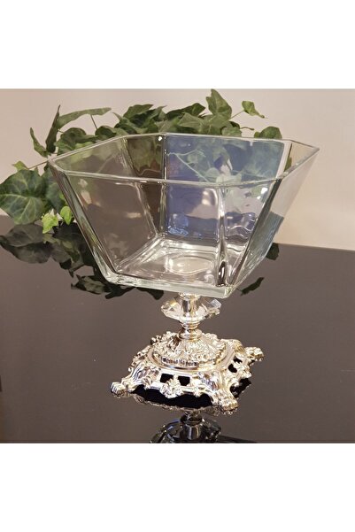 AlyaHomeAksesuar 3 Piece Cast Footed Service and Presentation Set