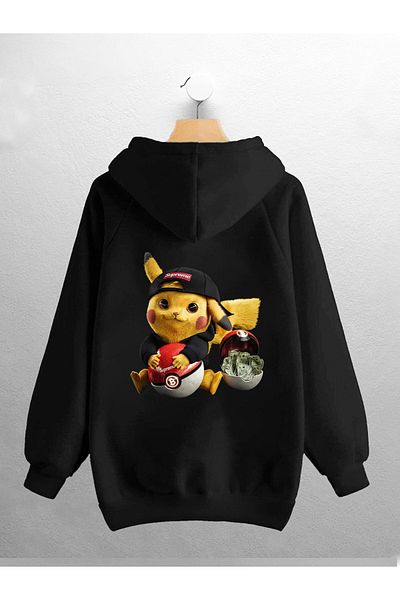 macklin Unisex Women Men Cute Pikachu Printed Sweatshirt