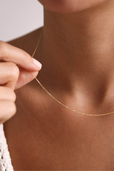 Gianfranco 14 Ayar Altın Hayalet Forse İnce Kolye