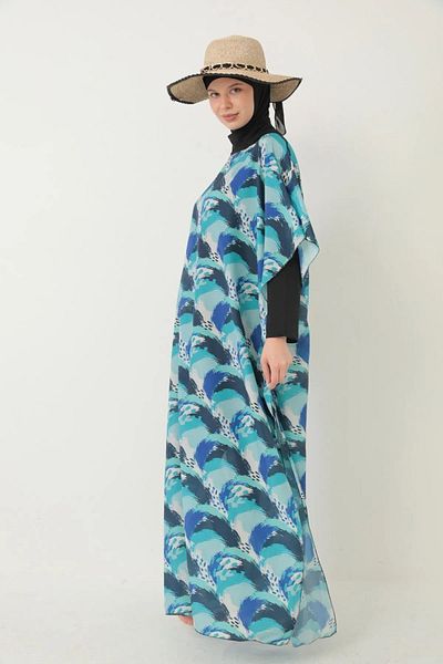 medipek Hijab Swimsuit - Patterned Pareo