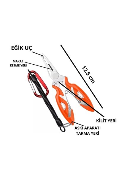 Genel Markalar Balıkçı Pensesi Ve Askı Aparatı (PENSE KİLİTLİ MODEL)