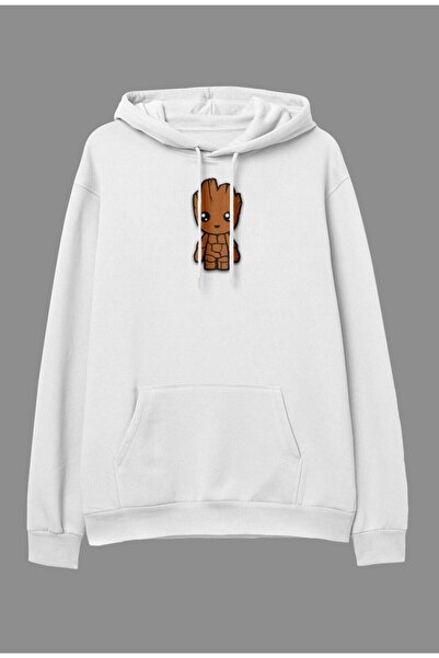 macklin Marvel Groot Характерний дизайн з принтом, худі з капюшоном