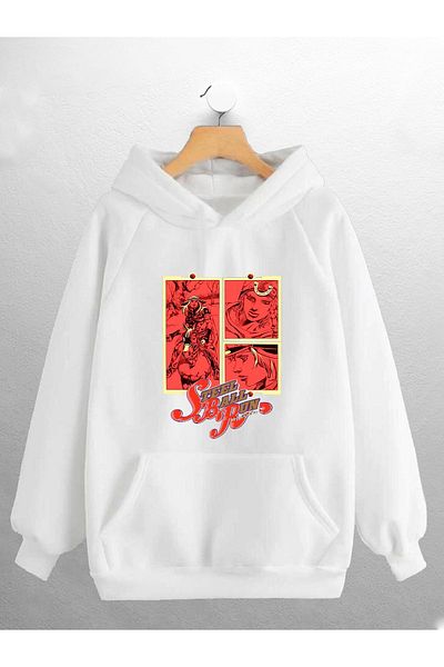 macklin Unisex Γυναικεία Ανδρική Ατσάλινο Μπάλα Run Anime Φούτερ με στάμπα