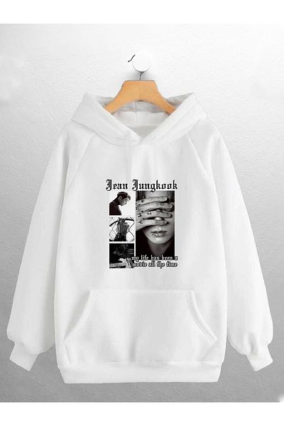 macklin Hanorac cu imprimeu Jeon Jungkook Bts, unisex, femei, bărbați
