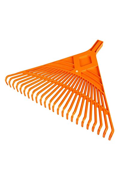 Toptancı Amca Fındık Tırmığı Turuncu 22 Diş Bahçe Tırmığı Çim Tırmığı 50 Cm