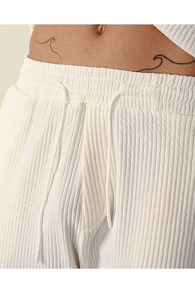 İLKCET MODA Ριμπ Oversize Οθωμανικό Παντελόνι