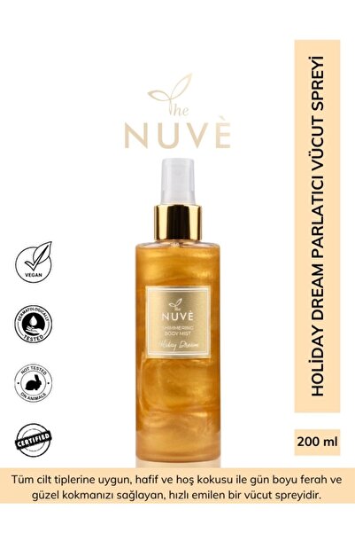 THE NUVE Holiday Dream Parlatıcı Vücut Spreyi, 200 ml