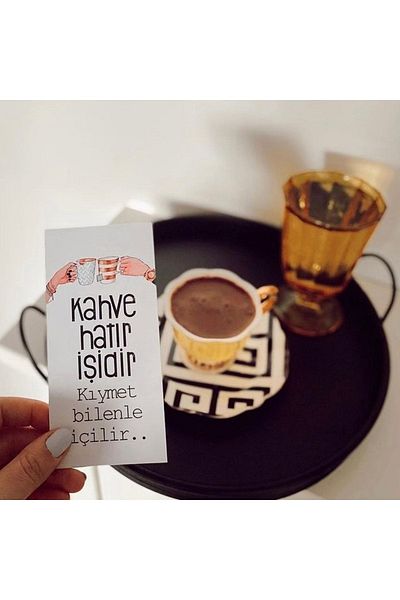 Pankart Evi Brown Motto 14 Pieces Presentation Cards