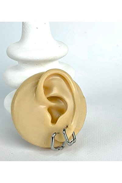 MAZEN Kare Cerrahi Çelik Küpe 316L Kararmaz Antialerjik Küpe 15X15 MM