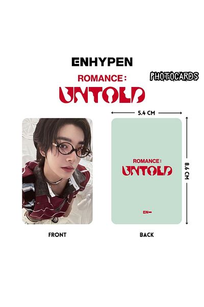 Kpop Dünyasi ENHYPEN Jake - ROMANCE: Untold Photocards Set