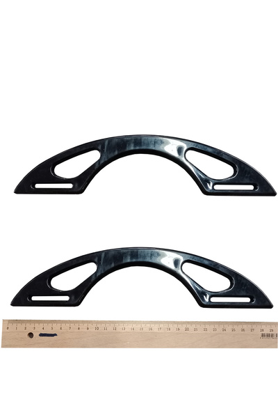 AĞIRSOY Siyah Plastik  Çanta Sapı Çiftinin Fiyatıdır