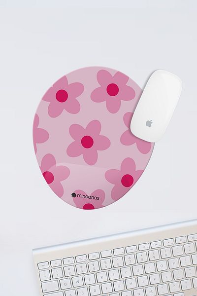 Mincanas Colorful Wrist Supported Oval Mouse Pad Mouse Pad