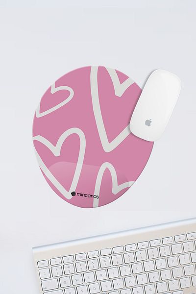 Mincanas Colorful Wrist Supported Oval Mouse Pad Mouse Pad