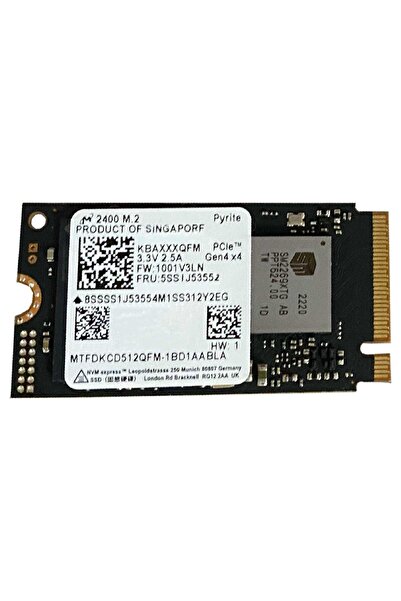 Micron 2400 512GB 22x42 M.2 NVMe SSD