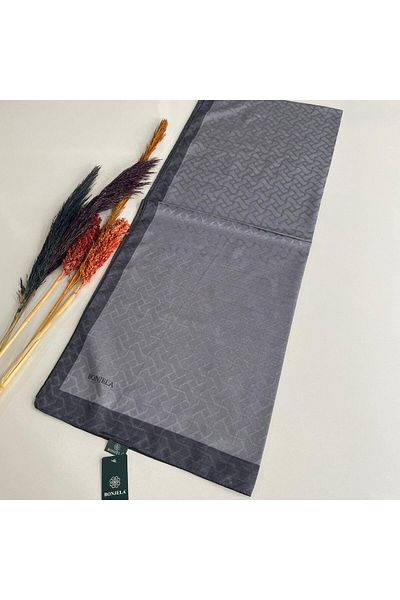 Levidor Bonjela Monogram Grey-smoked Shawl - JZ0321