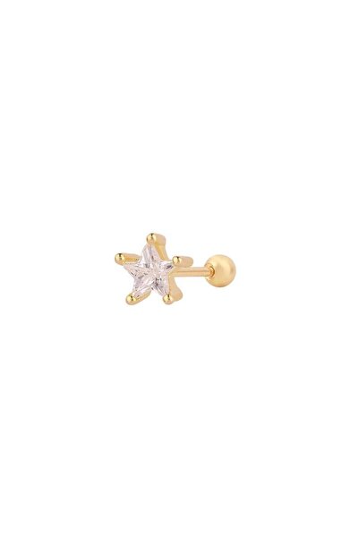 G Sport POLO Tragus Piercing Çelik Paslanmaz Yıldız Detaylı