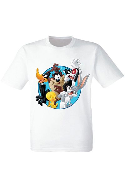 YUNAYT Tricou pentru copii cu imprimeu Looney Tunes