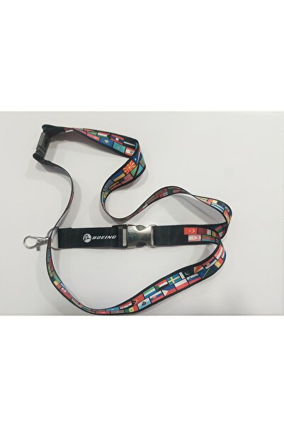 Havacı Uçuş Dünyası Snur pentru femei cu logo Boeing - Guler pentru gât cu st...