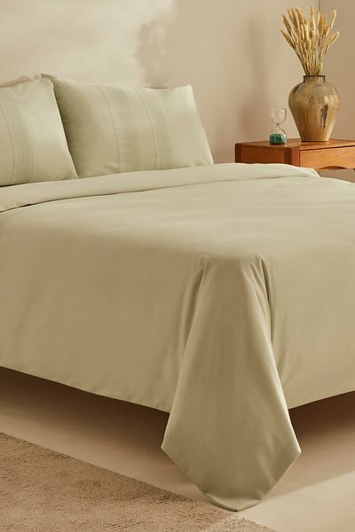 Karaca Home Mint Sesy Dobby Double Duvet Cover Set