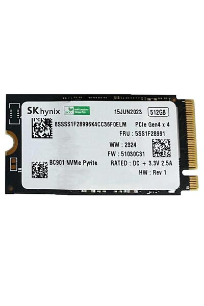 SKHYNİX SK Hynix BC901 512GB 22x42 M.2 NVMe SSD