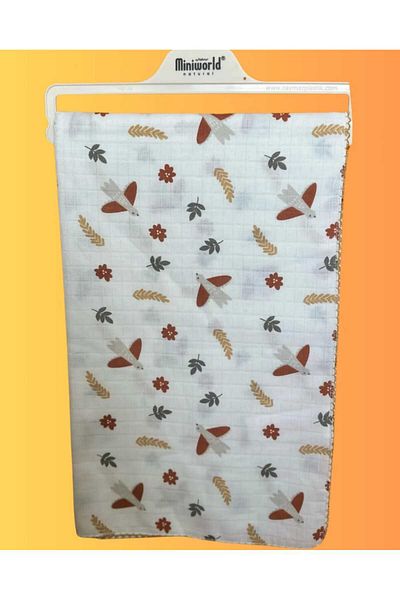 Miniworld Floral Muslin Blanket - Comfortable Cut