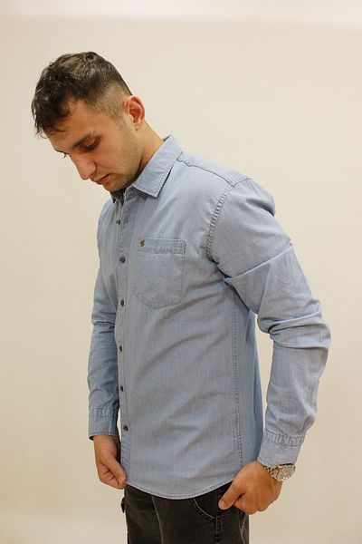 Twister Jeans EG 1874 Мъжка дънкова риза с един джоб