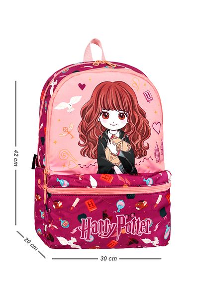 Bliss Licențiat Harry Potter - Geantă ortopedică pentru școala primară, cu mai multe compartimente și rezistentă la apă