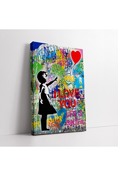 KOSS Dijital Tablou pe pânză Banksy I Love You