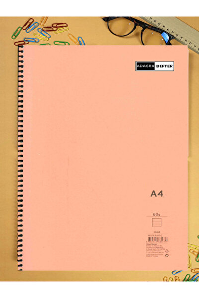 ADASRA Caiet A4 cu spirală, copertă din PP, 96 coli, în carouri caiet / 1 BUC...