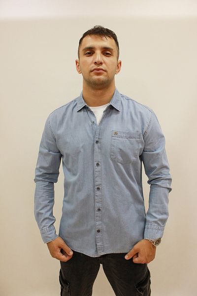 Twister Jeans EG 1874 Мъжка дънкова риза с един джоб