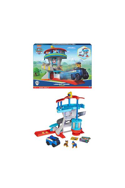 PAW PATROL Main Observation Tower Game Set with Chase Figure